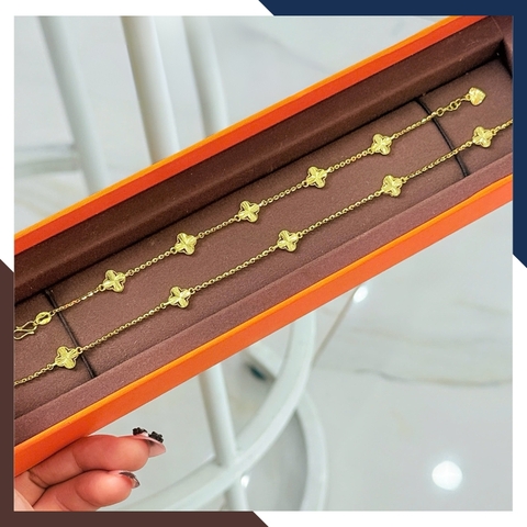 Lắc tay vàng nữ 10k mix charm nhiều mẫu LTVN377 – Đẹp tinh tế, đeo hằng ngày không lỗi mốt