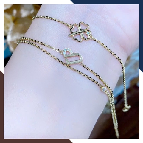 Lắc Tay Vàng Nữ 10k Trái Tim Tinh Tế LTVN267 – 4 Mẫu Lựa Chọn, Sang Nhẹ – Dễ Phối – Quà Tặng Ý Nghĩa