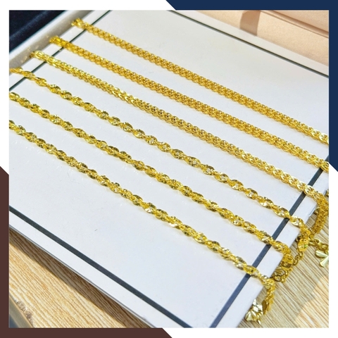 Lắc Tay Vàng Nữ 10K Trơn Kiểu Đuôi Phụng LTVN303 – Siêu Bắt Sáng, Lấp Lánh Mọi Góc Nhìn