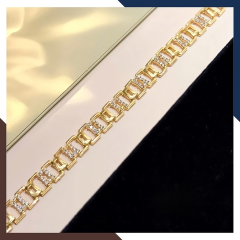 Lắc Tay Vàng Trơn Cho Nam Nữ LTVN286 – Bản To Nổi Bật & Sang Trọng