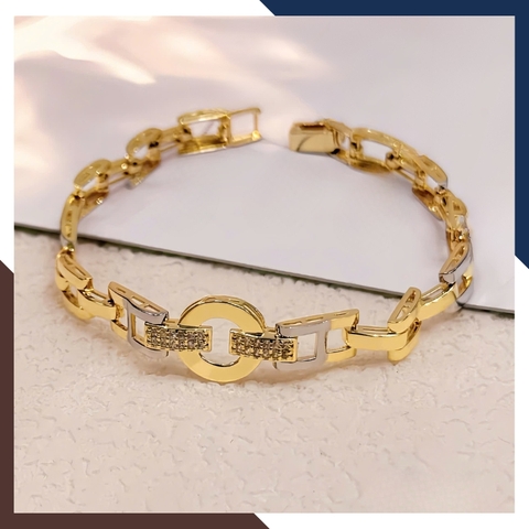 Lắc Tay Vàng Trơn Cho Nam Nữ LTVN286 – Bản To Nổi Bật & Sang Trọng