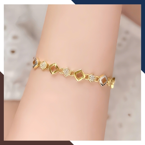 Lắc Tay Vàng Trơn Cho Nam Nữ LTVN286 – Bản To Nổi Bật & Sang Trọng