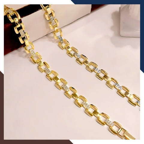 Lắc Tay Vàng Trơn Cho Nam Nữ LTVN286 – Bản To Nổi Bật & Sang Trọng