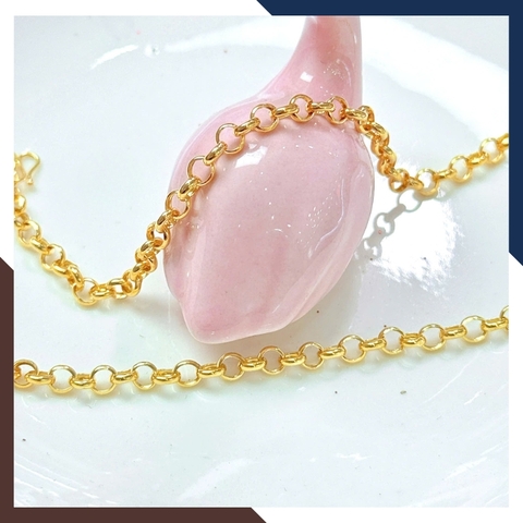 Lắc tay vàng 10k nữ mắt xích tròn LTVN283 – phong cách tối giản – hợp mọi độ tuổi