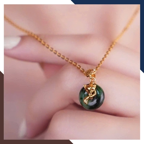 Mặt Dây Chuyền Hồ Ly Phúc Lộc Tình DCPT08 – Trang Sức Phong Thuỷ Gieo Nhân Duyên, Gặt Tiền Tài