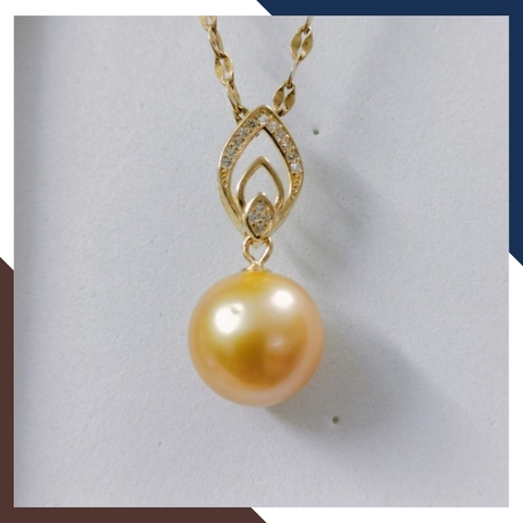 Mặt Dây Chuyền Ngọc Trai Màu Vàng DCNT30 - Sang Trọng & Quyến Rũ, Cuốn Hút Mọi Ánh Nhìn