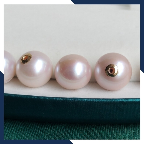 Mặt dây chuyền ngọc trai vàng 18k size 14mm mã O160T1100