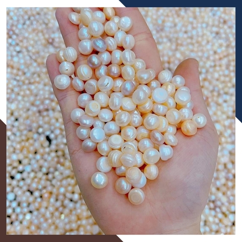 Ngọc trai thô chưa khoan lỗ làm cốt thất bảo đặt bát hương, yểm tượng, làm bột ngọc trai mã AC1250 - bán Sỉ toàn quốc