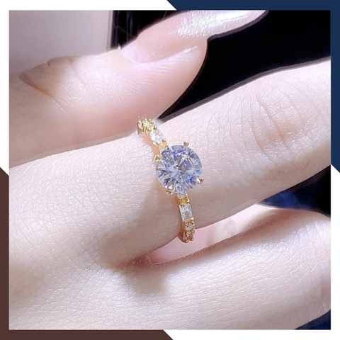 Nhẫn Cầu Hôn Vàng Tây, Nhẫn Vàng Nữ 10k Tặng Người Yêu Nhiều Mẫu Đẹp Mã NVN133