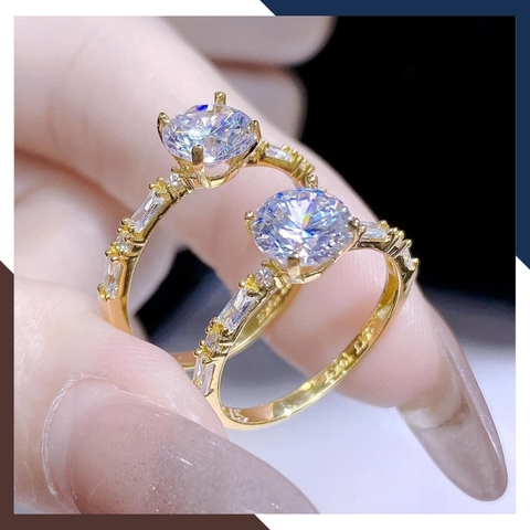 Nhẫn Cầu Hôn Vàng Tây, Nhẫn Vàng Nữ 10k Tặng Người Yêu Nhiều Mẫu Đẹp Mã NVN133