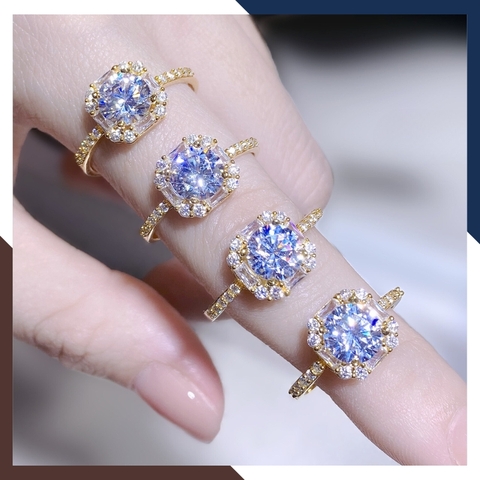 Nhẫn Cầu Hôn Vàng Tây, Nhẫn Vàng Nữ 10k Tặng Người Yêu Nhiều Mẫu Đẹp Mã NVN133