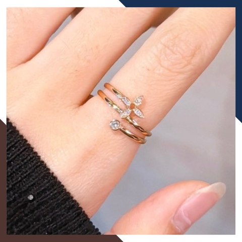 Nhẫn Cỏ 4 Lá Vàng 18k Nhiều Mẫu Cho Nữ NVN213