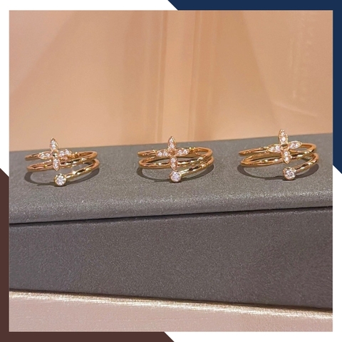 Nhẫn Cỏ 4 Lá Vàng 18k Nhiều Mẫu Cho Nữ NVN213