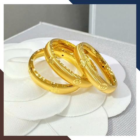 Nhẫn Cỏ 4 Lá Vàng 24k 9999 Nhiều Mẫu Đẹp Cho Nữ NVN225