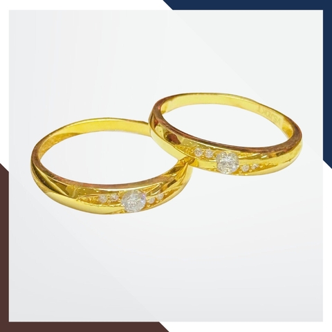 Nhẫn Cưới Vàng Tây 10k Giá Rẻ NVCD123 – Nhiều Mẫu Mới Đẹp, Sang Trọng Cho Cặp Đôi