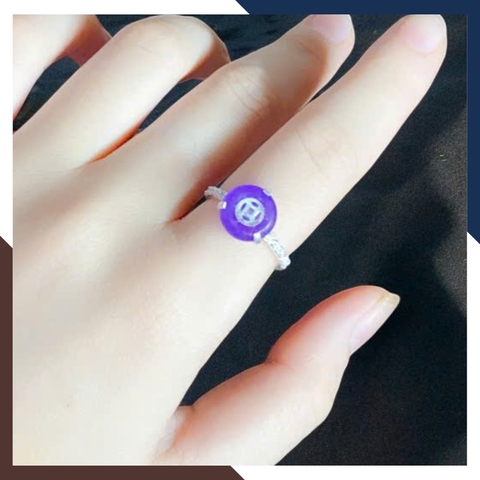 Nhẫn Đồng Điếu Đá Phong Thuỷ Cho Nữ Mệnh Kim, Mộc, Thuỷ, Hoả, Thổ NPT39