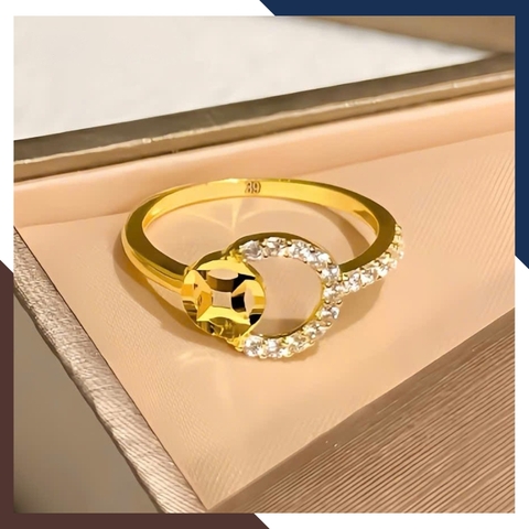 Nhẫn Kim Tiền Tài Lộc Bằng Vàng Tây 10k Nhiều Mẫu Mới 2025 Mã NVN73