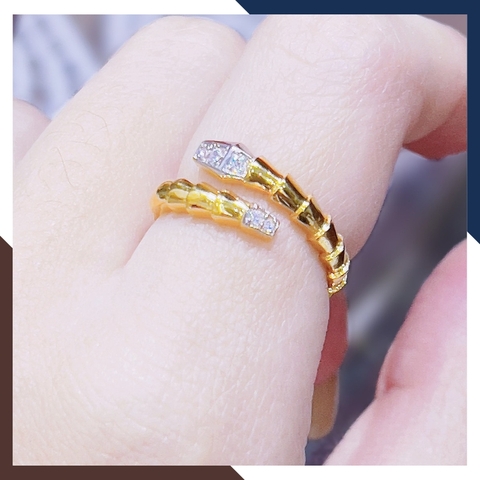 Nhẫn Rắn Vàng Tây 10k Nhiều Mẫu Mới 2025 Mã NVN69
