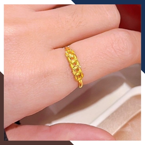 Nhẫn Kim Tiền Vàng 24K 9999 Nhiều Mẫu Mới 2025 Mã NVN106