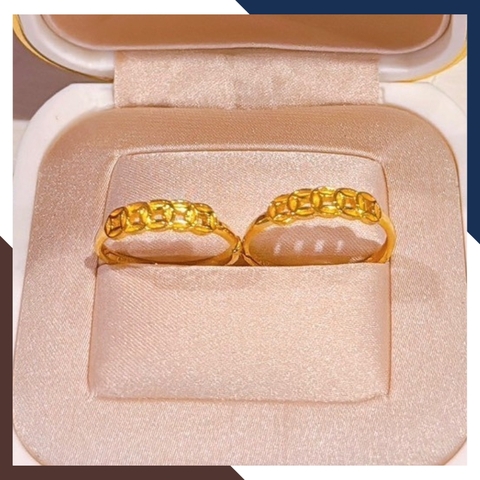 Nhẫn Kim Tiền Vàng 24K 9999 Nhiều Mẫu Mới 2025 Mã NVN106