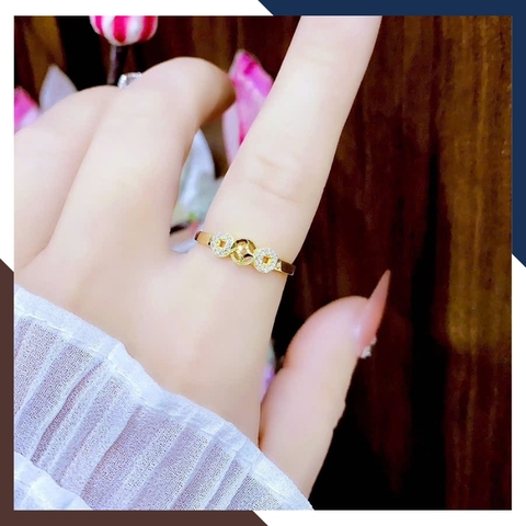 Nhẫn Kim Tiền Vàng Tây 10k Nhiều Mẫu Mới Đẹp 2025 Mã NVN50