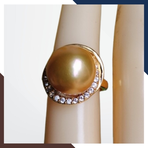 Nhẫn ngọc trai vàng 18k nữ NNT22 - Vẻ đẹp tinh tế, sang trọng vượt thời gian