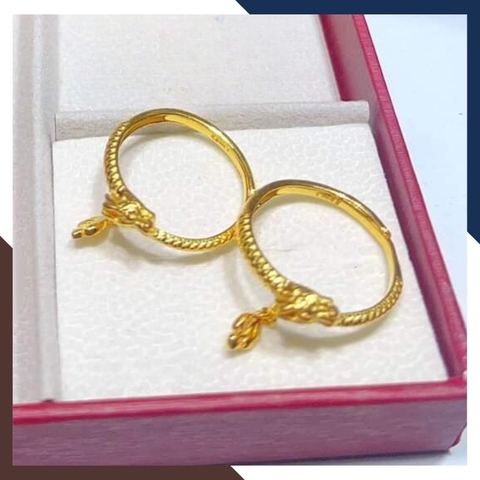 Nhẫn con rồng vàng 24k 9999 cho nữ mã NPT25