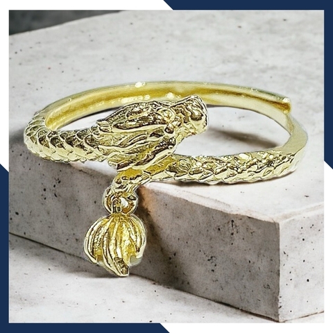 Nhẫn rồng vàng, nhẫn con rồng vàng tây 10k cho nam nữ mã 1196TL40