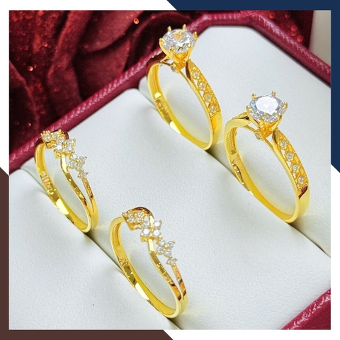 Nhẫn vàng 10K nữ đính 1 đá cao Solitaire NVN398 – Lựa chọn hoàn hảo cho nhẫn cầu hôn, tặng bạn gái