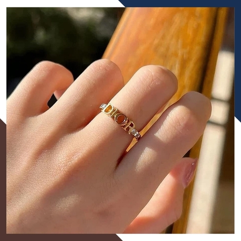 Nhẫn vàng dior 10k, nhẫn vàng nữ giá dưới 2 triệu mã 838TL28
