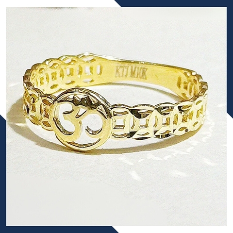 Nhẫn vàng kim tiền nữ 10k, nhẫn kim tiền vàng ngày vía thần tài mã 927TL31