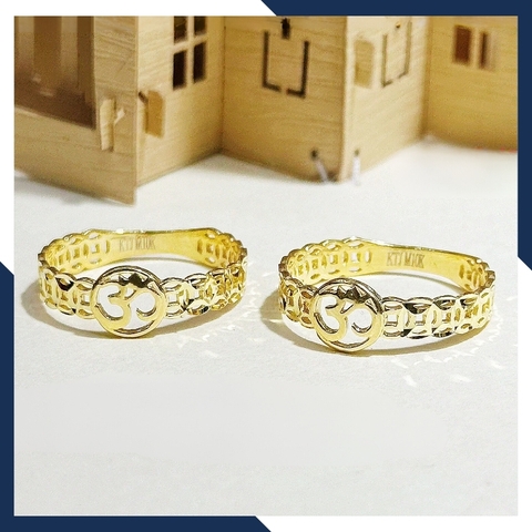 Nhẫn vàng kim tiền nữ 10k, nhẫn kim tiền vàng ngày vía thần tài mã 927TL31