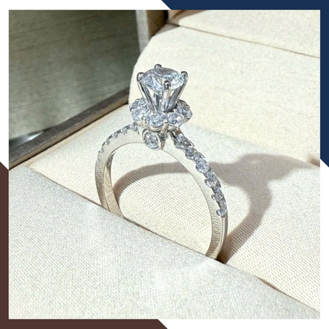 Nhẫn Vàng Nữ, Nhẫn Cầu Hôn Vàng 18k Nhiều Mẫu Đẹp Mã NVN141