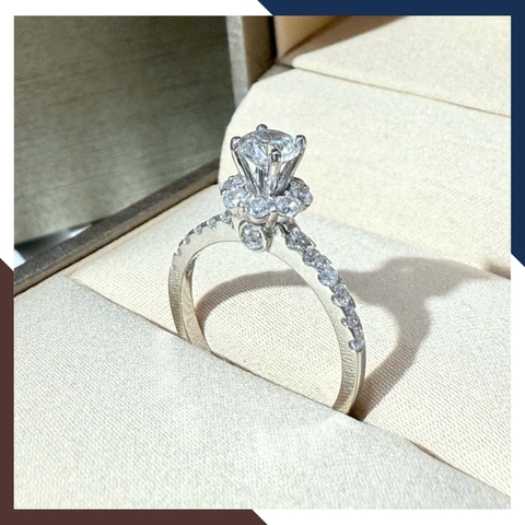 Nhẫn Vàng Nữ, Nhẫn Cầu Hôn Vàng 18k Nhiều Mẫu Đẹp Mã NVN141