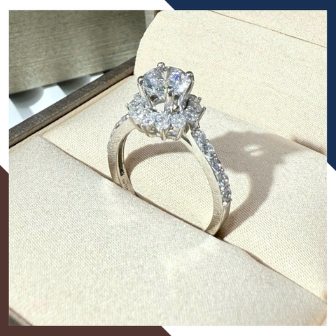 Nhẫn Vàng Nữ, Nhẫn Cầu Hôn Vàng 18k Nhiều Mẫu Đẹp Mã NVN141