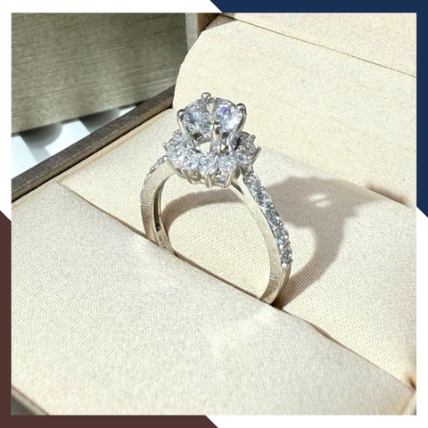 Nhẫn Vàng Nữ, Nhẫn Cầu Hôn Vàng 18k Nhiều Mẫu Đẹp Mã NVN141