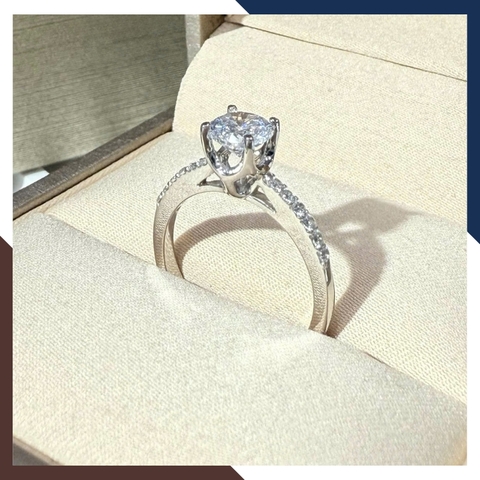 Nhẫn Vàng Nữ, Nhẫn Cầu Hôn Vàng 18k Nhiều Mẫu Đẹp Mã NVN141