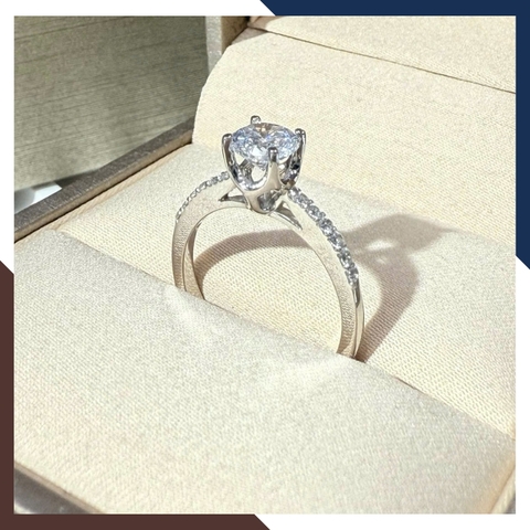 Nhẫn Vàng Nữ, Nhẫn Cầu Hôn Vàng 18k Nhiều Mẫu Đẹp Mã NVN141