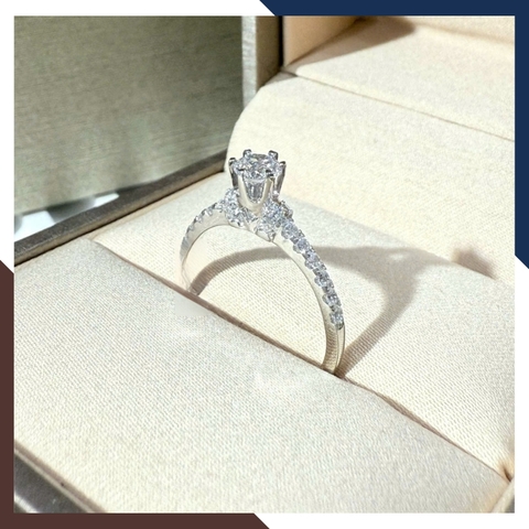 Nhẫn Vàng Nữ, Nhẫn Cầu Hôn Vàng 18k Nhiều Mẫu Đẹp Mã NVN141