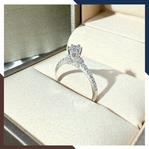 Nhẫn Vàng Nữ, Nhẫn Cầu Hôn Vàng 18k Nhiều Mẫu Đẹp Mã NVN141