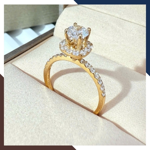 Nhẫn Vàng Nữ, Nhẫn Cầu Hôn Vàng 18k Nhiều Mẫu Đẹp Mã NVN141