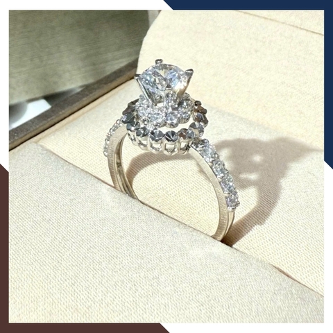 Nhẫn Vàng Nữ, Nhẫn Cầu Hôn Vàng 18k Nhiều Mẫu Đẹp Mã NVN141