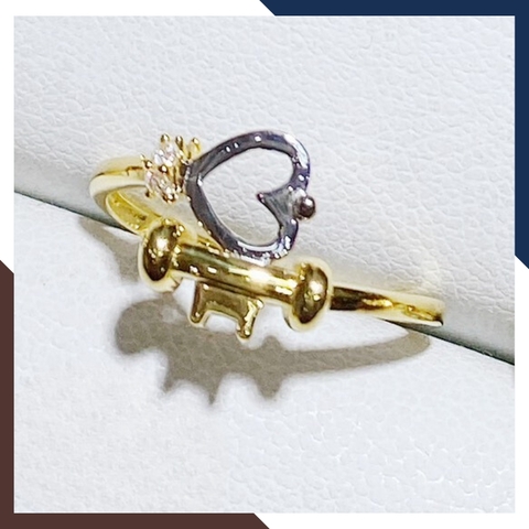 Nhẫn vàng nữ trái tim đơn giản đeo ngón trỏ đẹp mã TL30