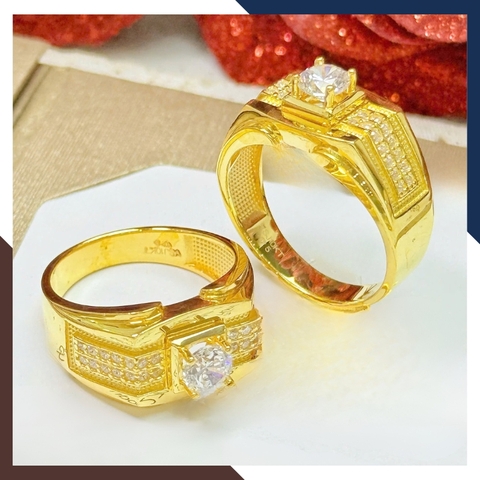 Nhẫn Vàng Tây Nam 10K Mặt Mặt Rồng Cá Tính Cho Phái Mạnh Mã NVNA113