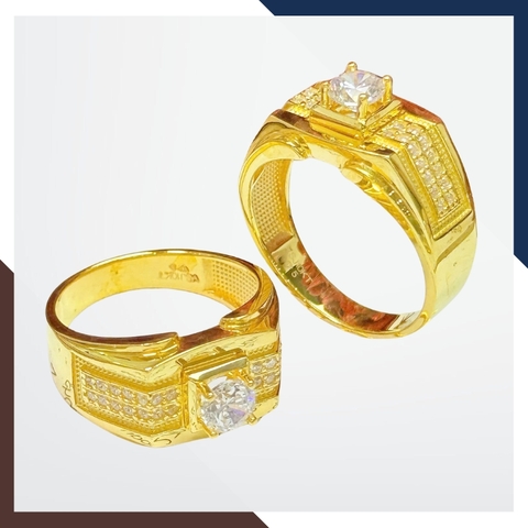 Nhẫn Vàng Tây Nam 10K Mặt Mặt Rồng Cá Tính Cho Phái Mạnh Mã NVNA113