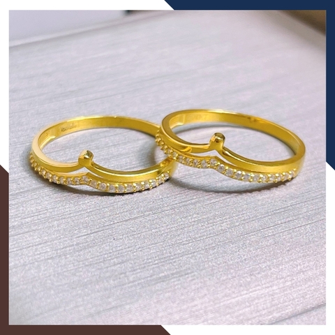 Nhẫn vàng tây nữ 10K hình vương miện NVN331 – Quà tặng bạn gái với thông điệp “Em là nữ hoàng”