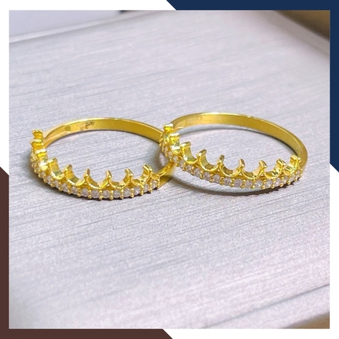 Nhẫn vàng tây nữ 10K hình vương miện NVN331 – Quà tặng bạn gái với thông điệp “Em là nữ hoàng”