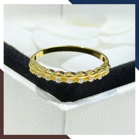 Nhẫn Vàng Tây Nữ 10K NVN341 – Bộ Sưu Tập 4 Mẫu Nhẫn Mảnh Phù Hợp Đeo Layering