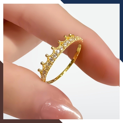 Nhẫn Vàng Tây Nữ 10K NVN346 – BST Nhẫn Mảnh, Layering Đa Phong Cách