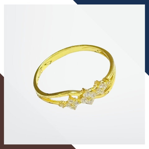 Nhẫn Vàng Tây Nữ 10K NVN357 – BST 4 Mẫu Nhẫn Mỏng Layering Đẹp, Giá Dưới 2 Triệu